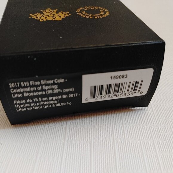 2017 Royal Canadian Mint Fine Silver Coin - Celebration of Spring Lilac - Picture 2 of 5
